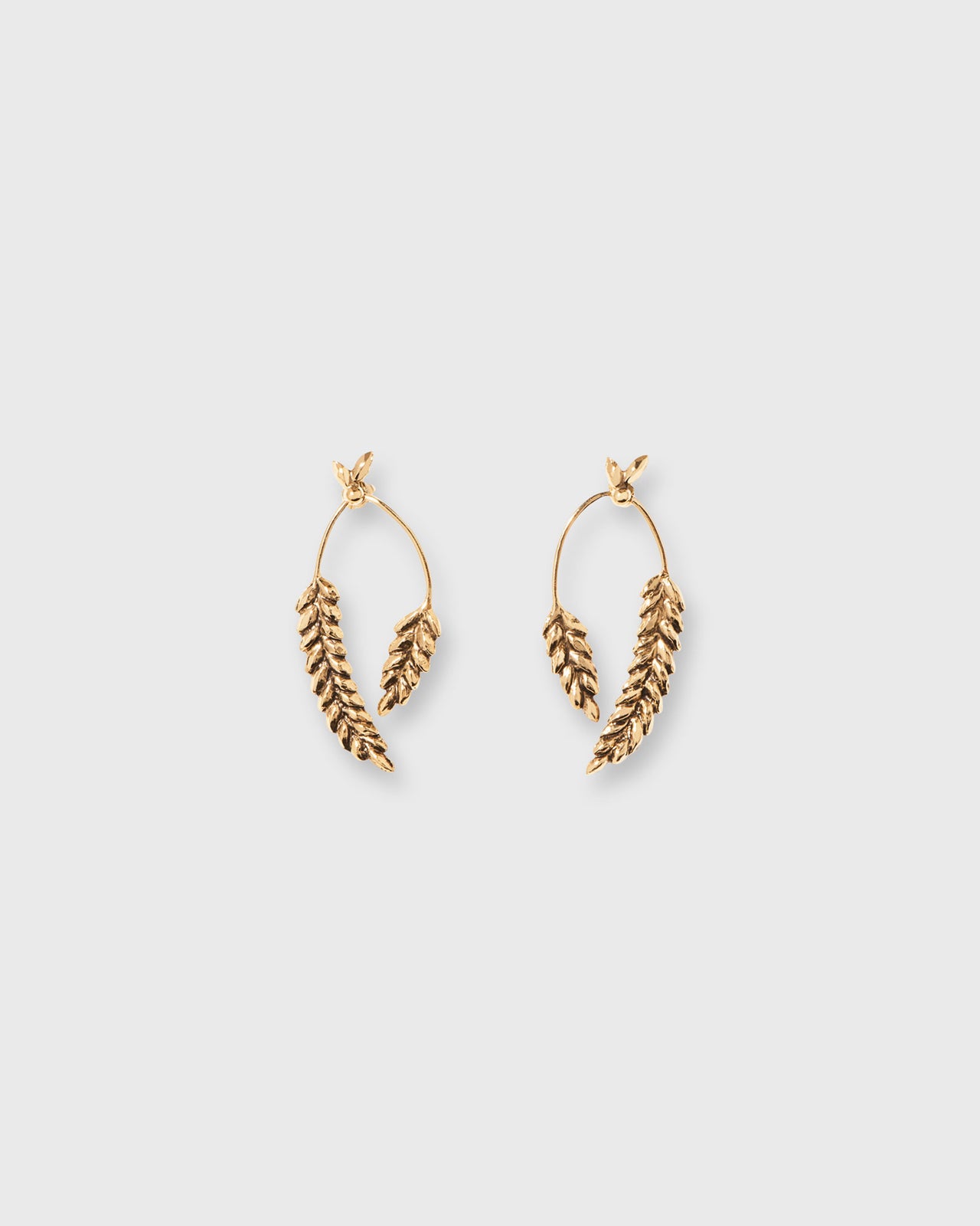 Wheat Earrings in Gold