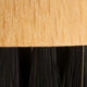 Diabolo Polish Applicator Brush in Oiled Beechwood/Black Bristles