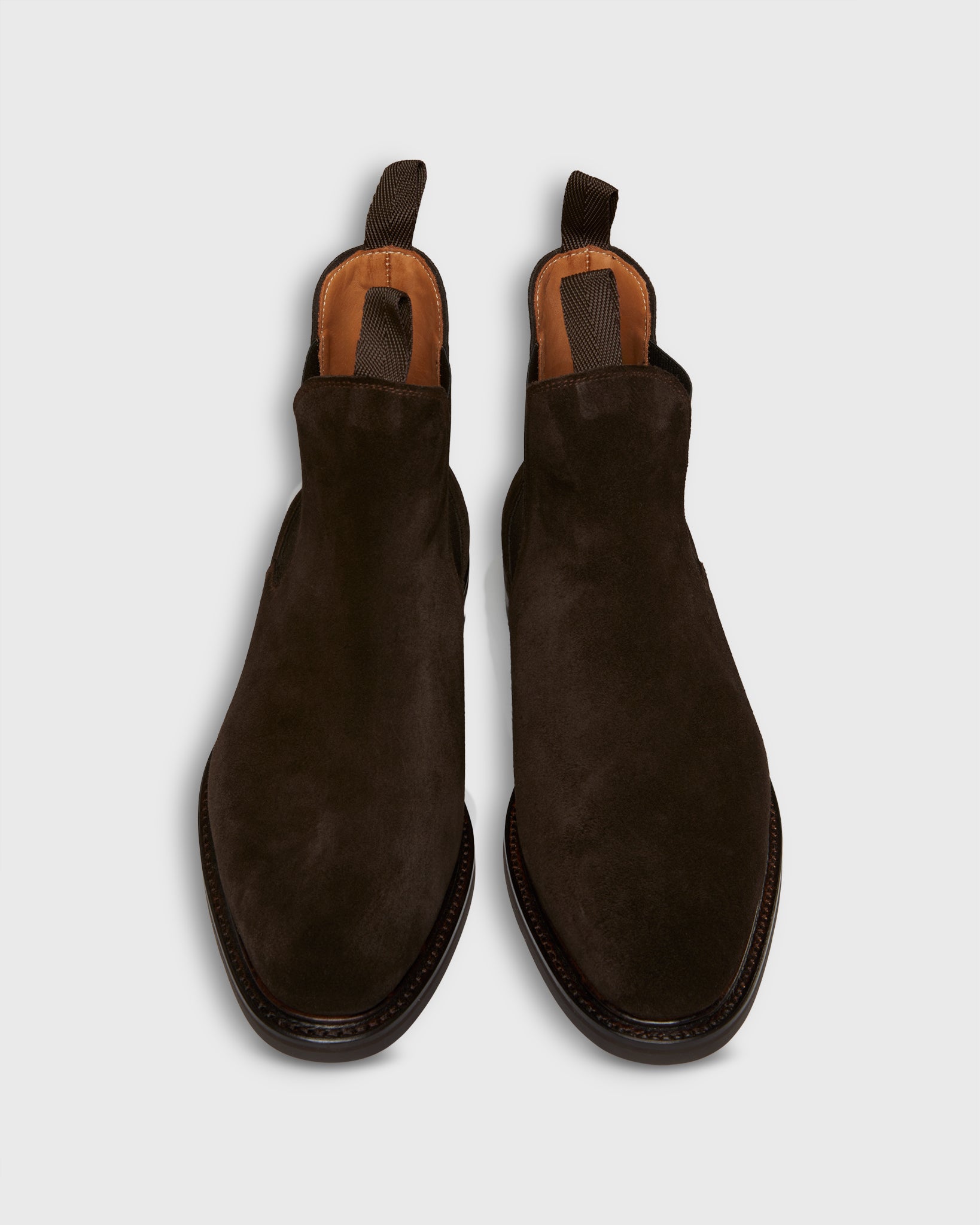 Chelsea Boot in Bitter Chocolate Suede
