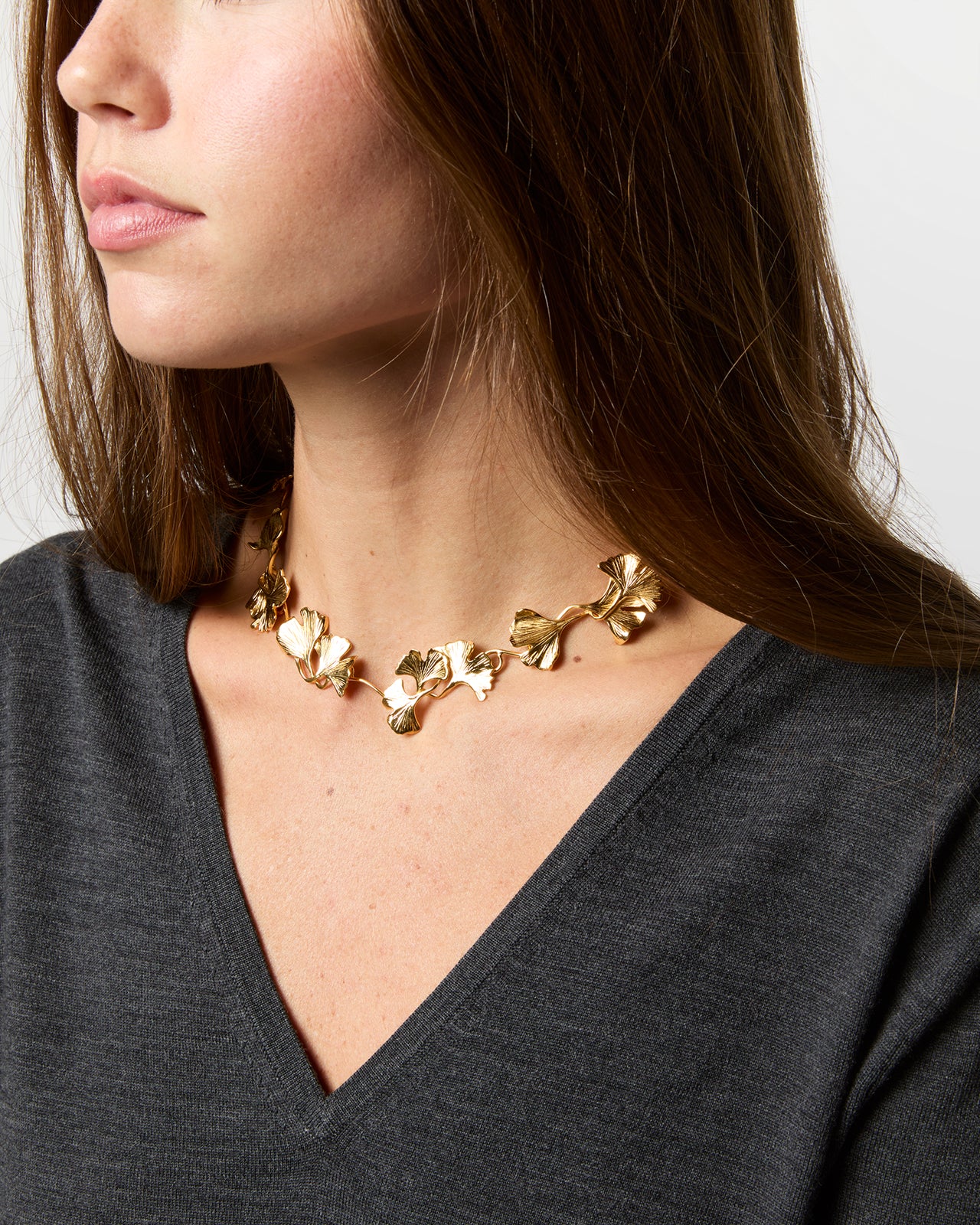 Tangerine Necklace in Gold