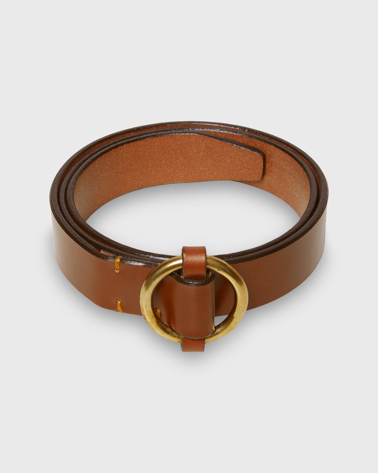 1" O-Ring Belt in Medium Brown