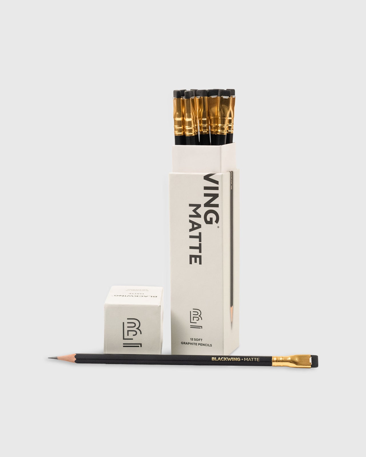 Matte Pencils (Set of 12) in Black