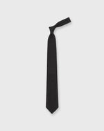 Load image into Gallery viewer, Hand-Rolled Silk Grosso Grenadine Untipped Tie in Black
