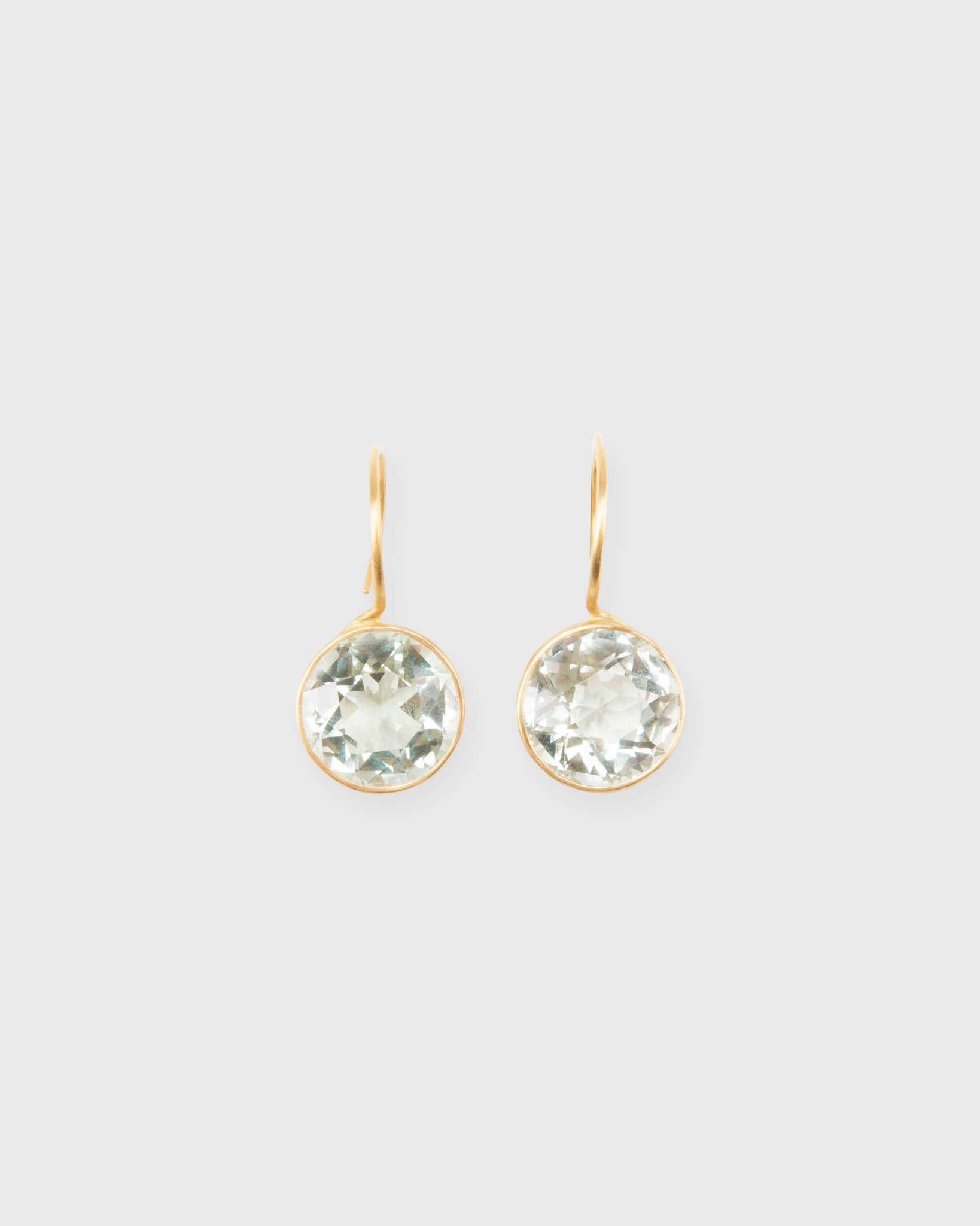 Lady Like Earrings in Green Quartz