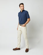 Load image into Gallery viewer, Short-Sleeved Polo in Navy Pima Pique
