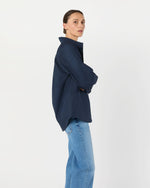 Load image into Gallery viewer, Anaya Popover Shirt in Navy Poplin
