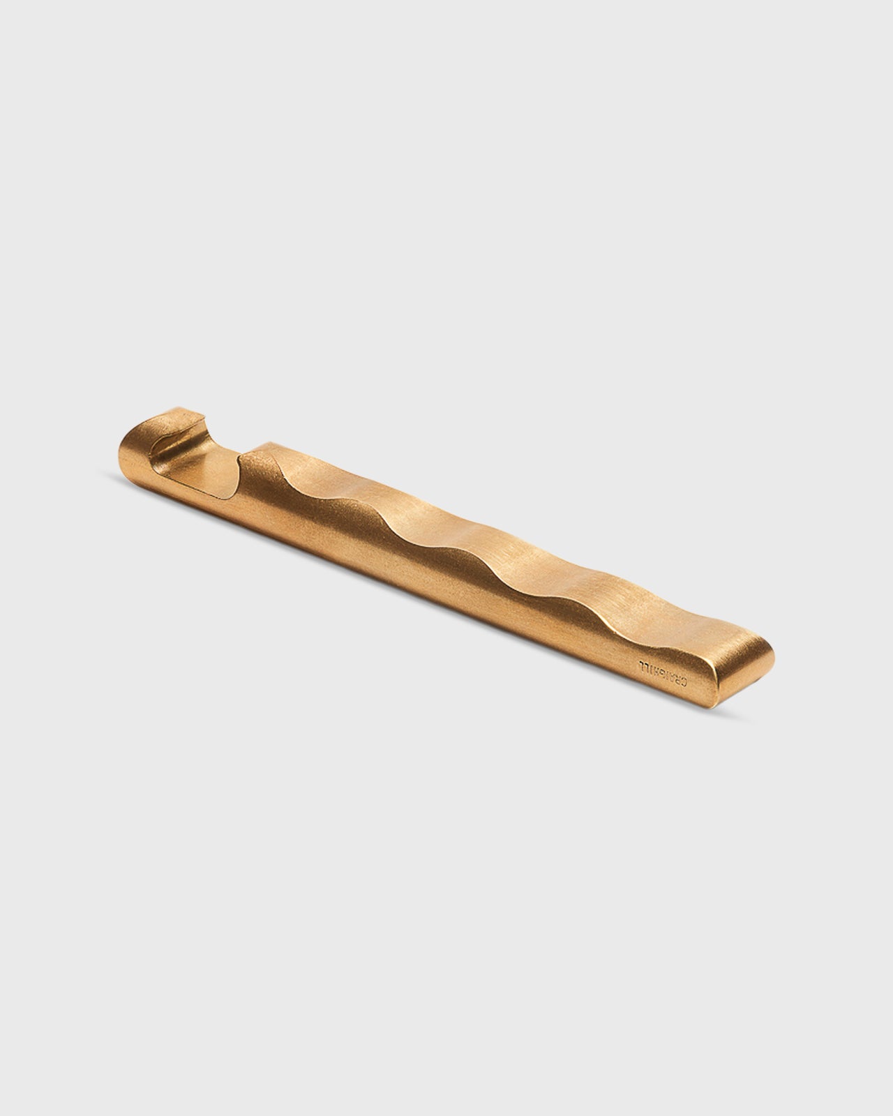 Ripple Bottle Opener in Brass