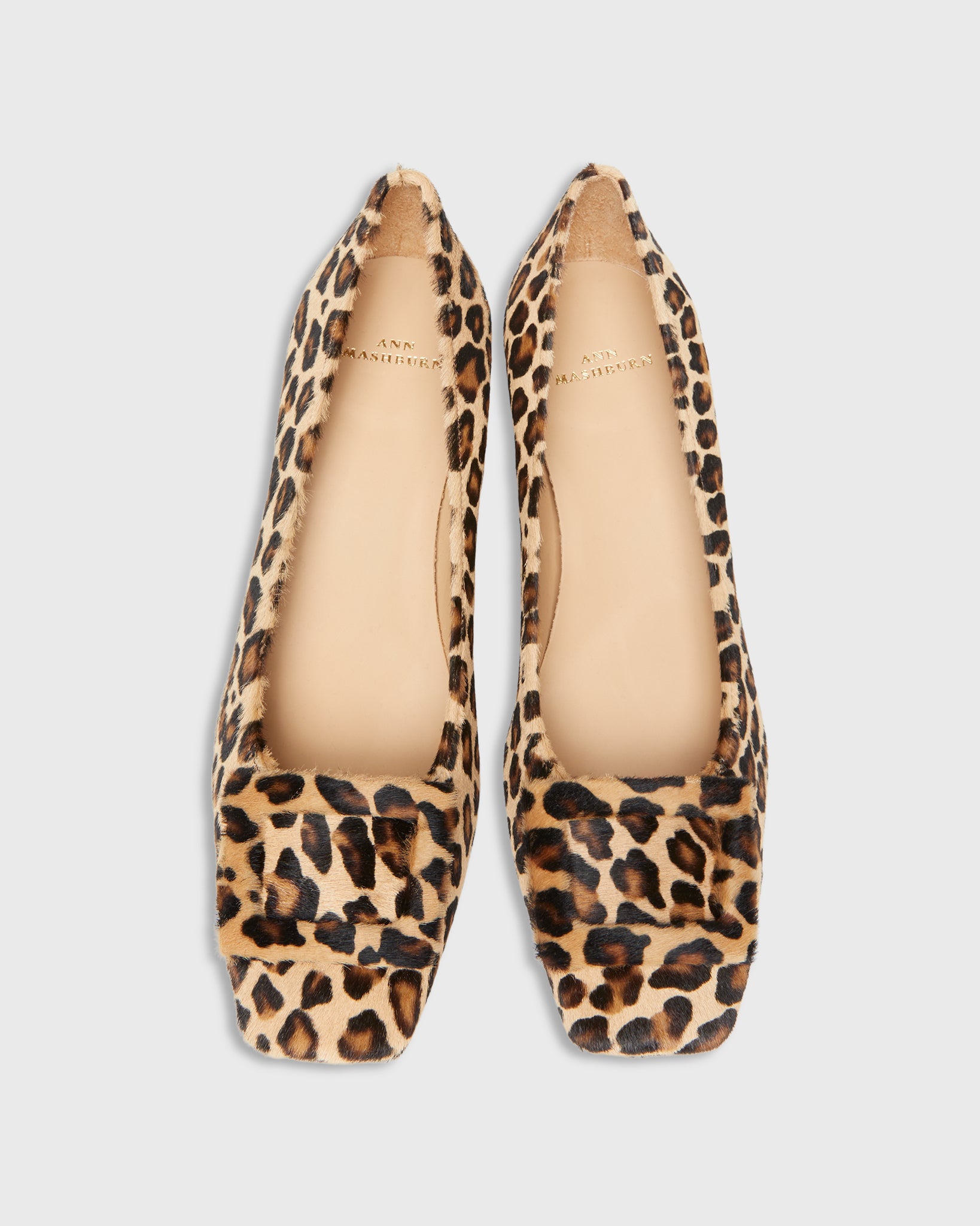 Buckle Heel in Leopard Calf Hair | Shop Ann Mashburn