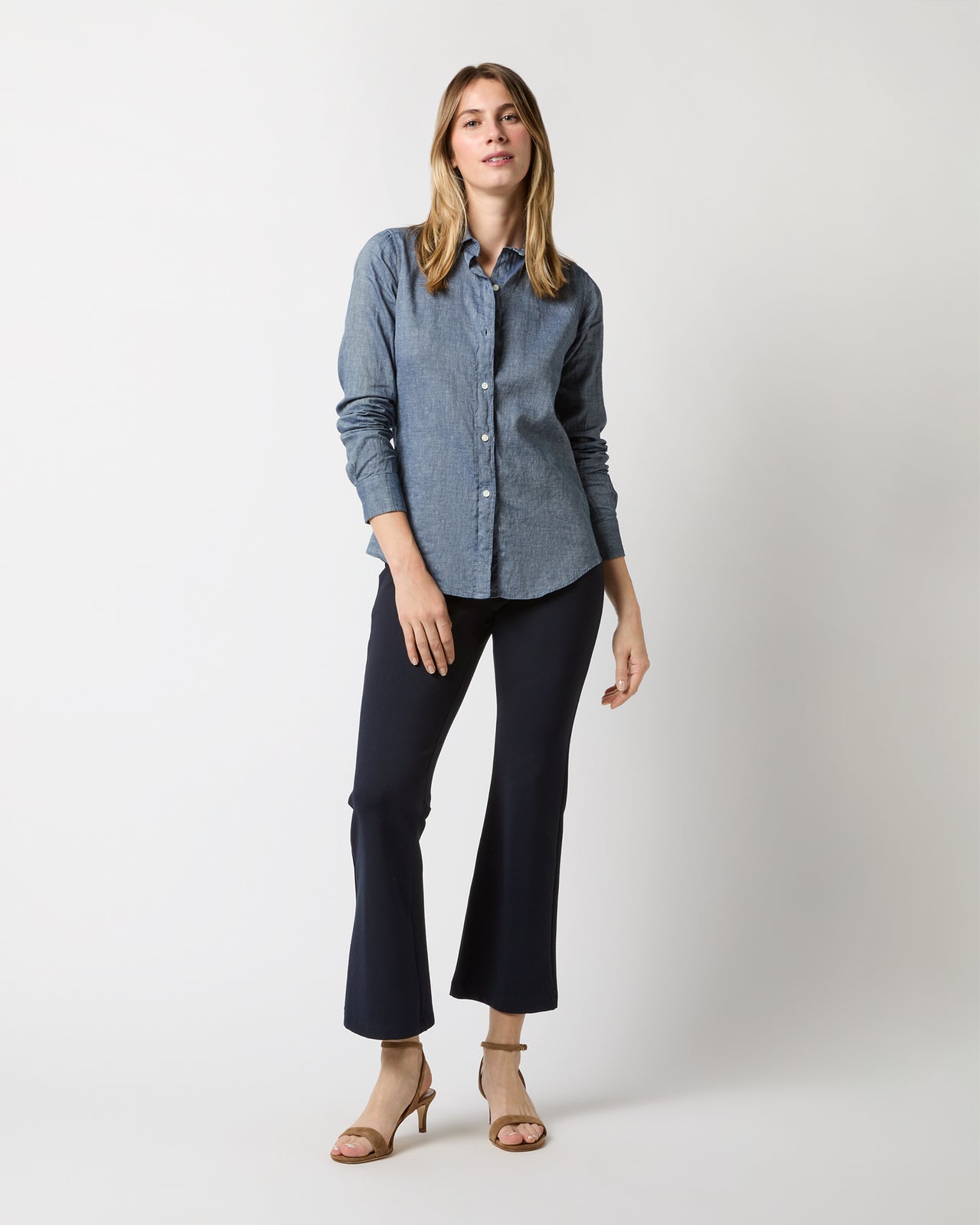 Icon Shirt in Indigo Cotolino Chambray