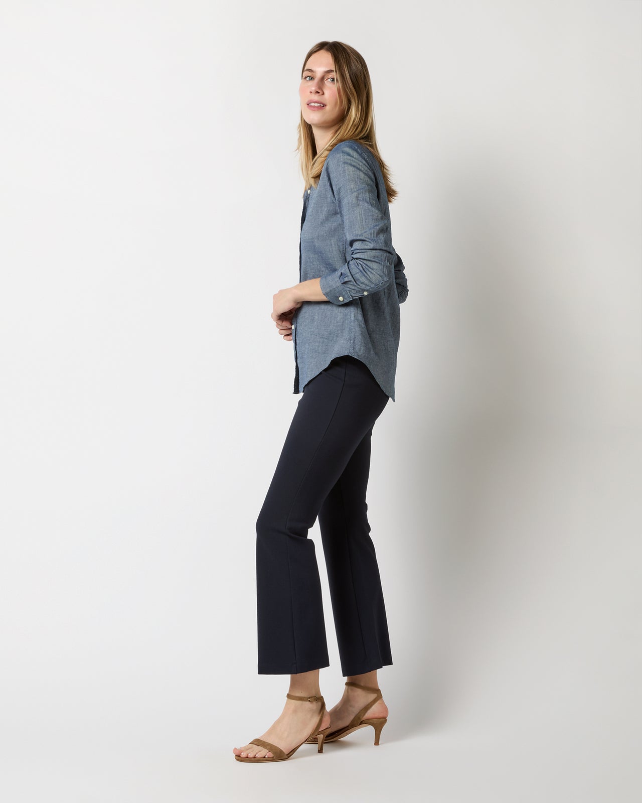 Icon Shirt in Indigo Cotolino Chambray