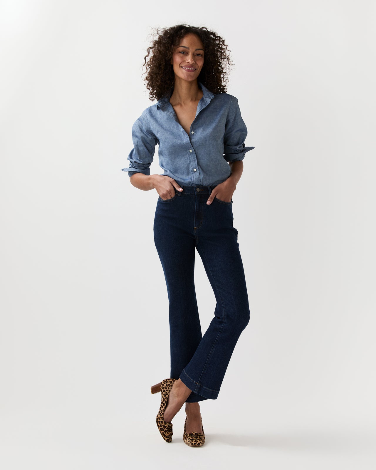 Icon Shirt in Indigo Cotolino Chambray