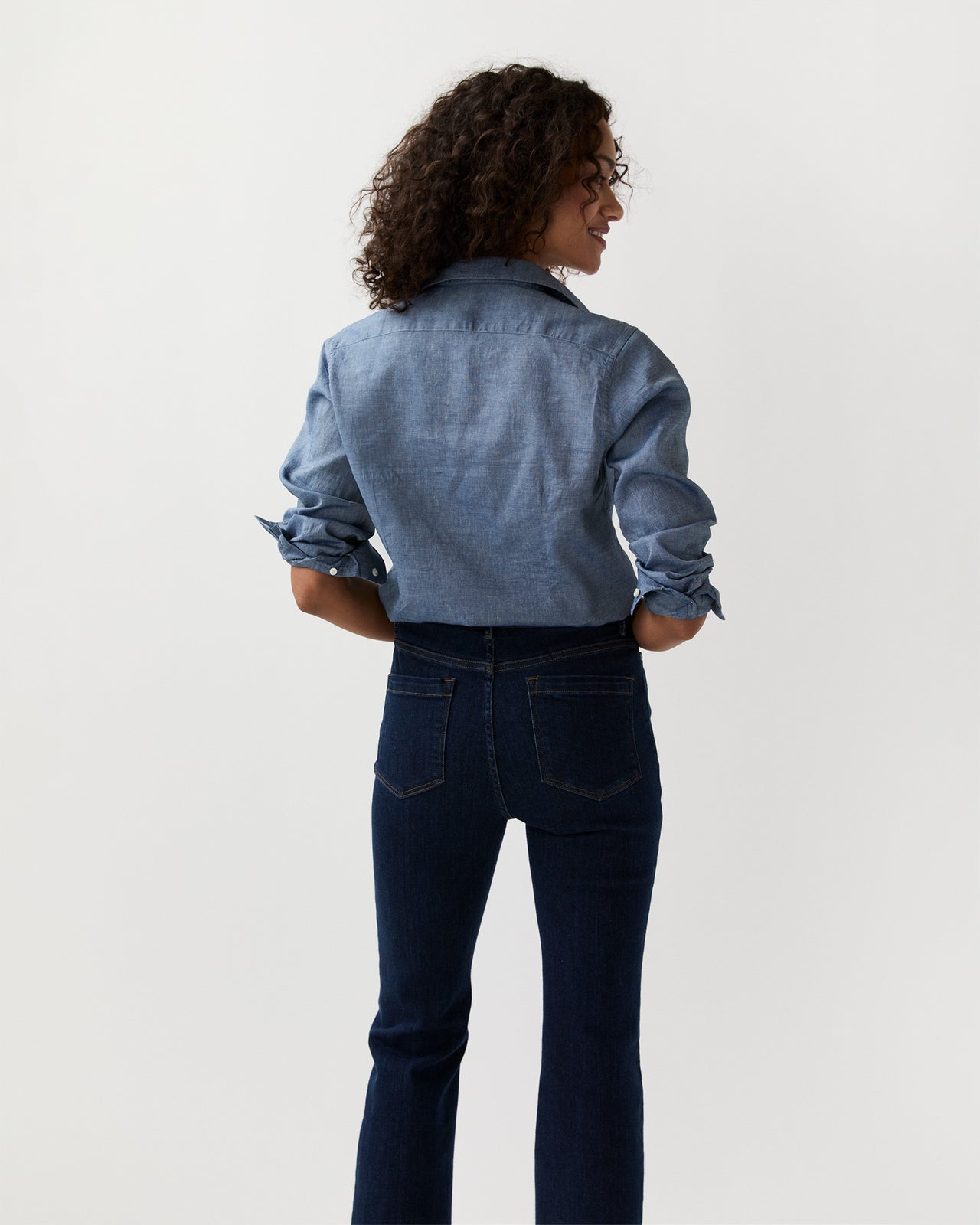 Icon Shirt in Indigo Cotolino Chambray
