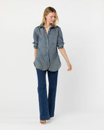 Load image into Gallery viewer, Boyfriend Shirt in Indigo Cotolino Chambray
