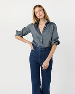 Load image into Gallery viewer, Boyfriend Shirt in Indigo Cotolino Chambray
