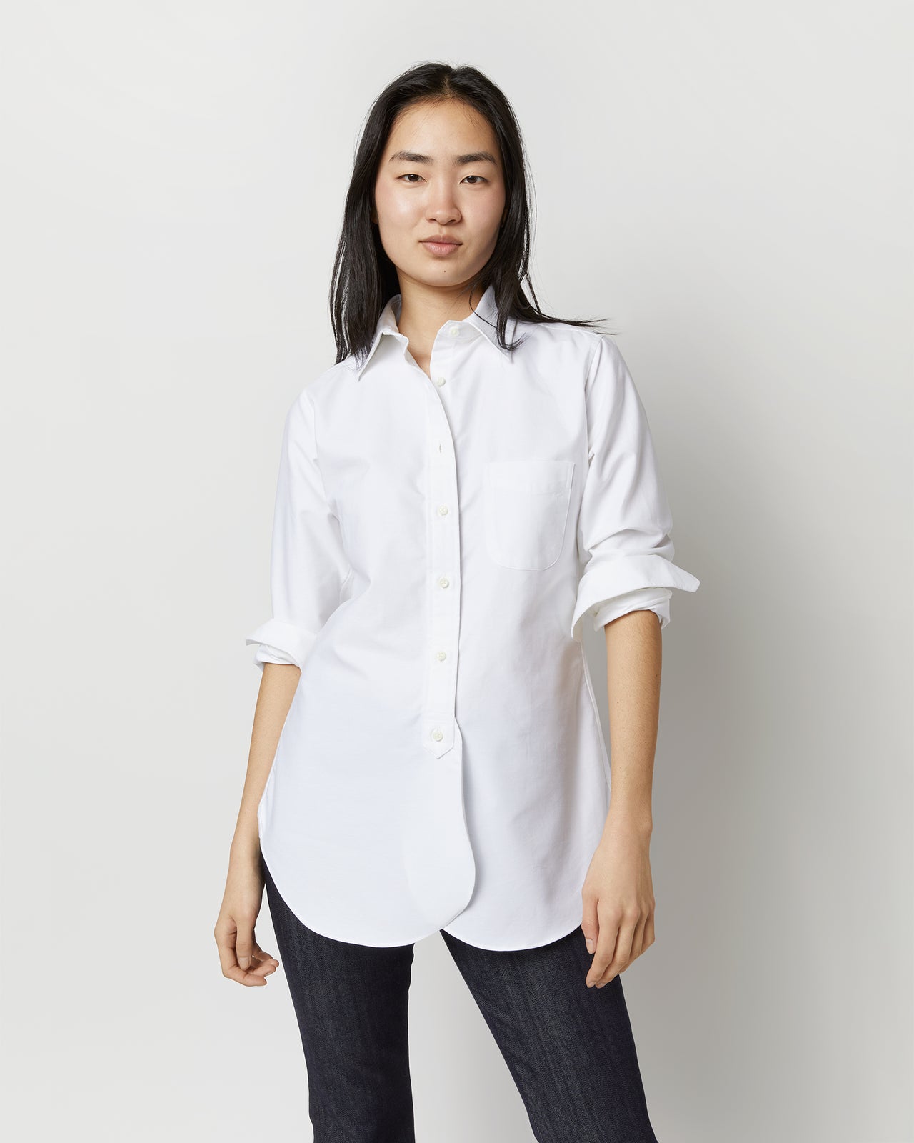 Boyfriend Shirt in White Oxford Boyfriend Shirt in White Oxford
