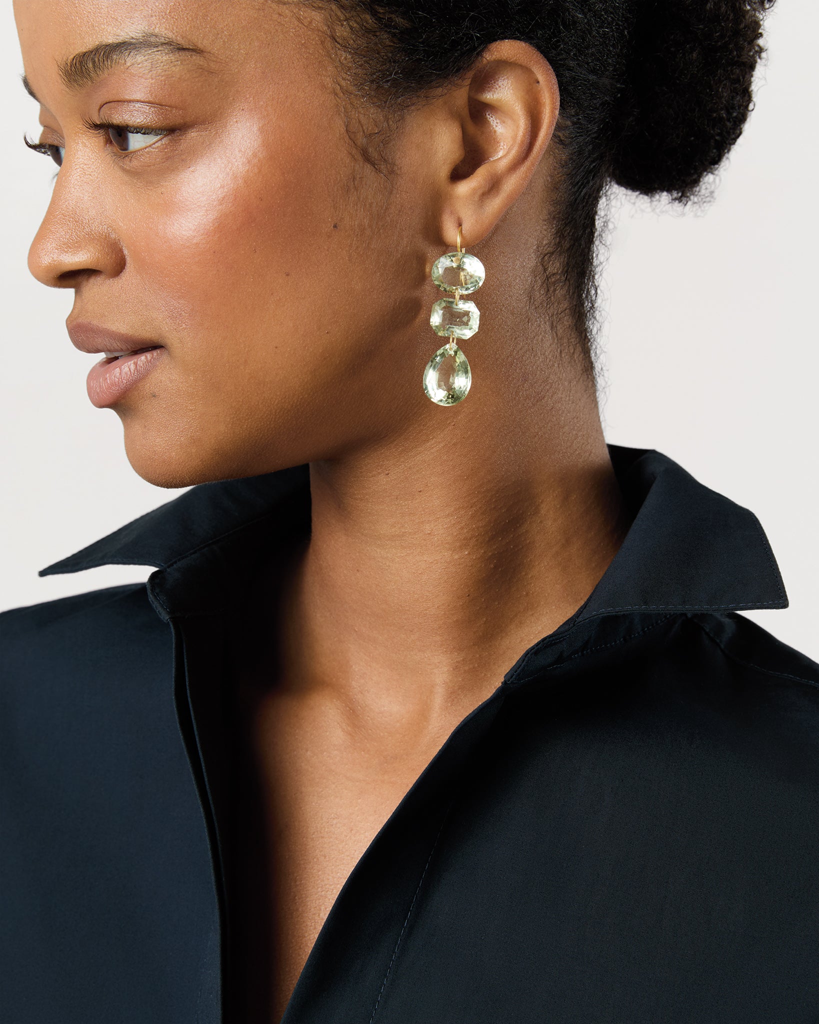 Favorite Earrings in Green Quartz