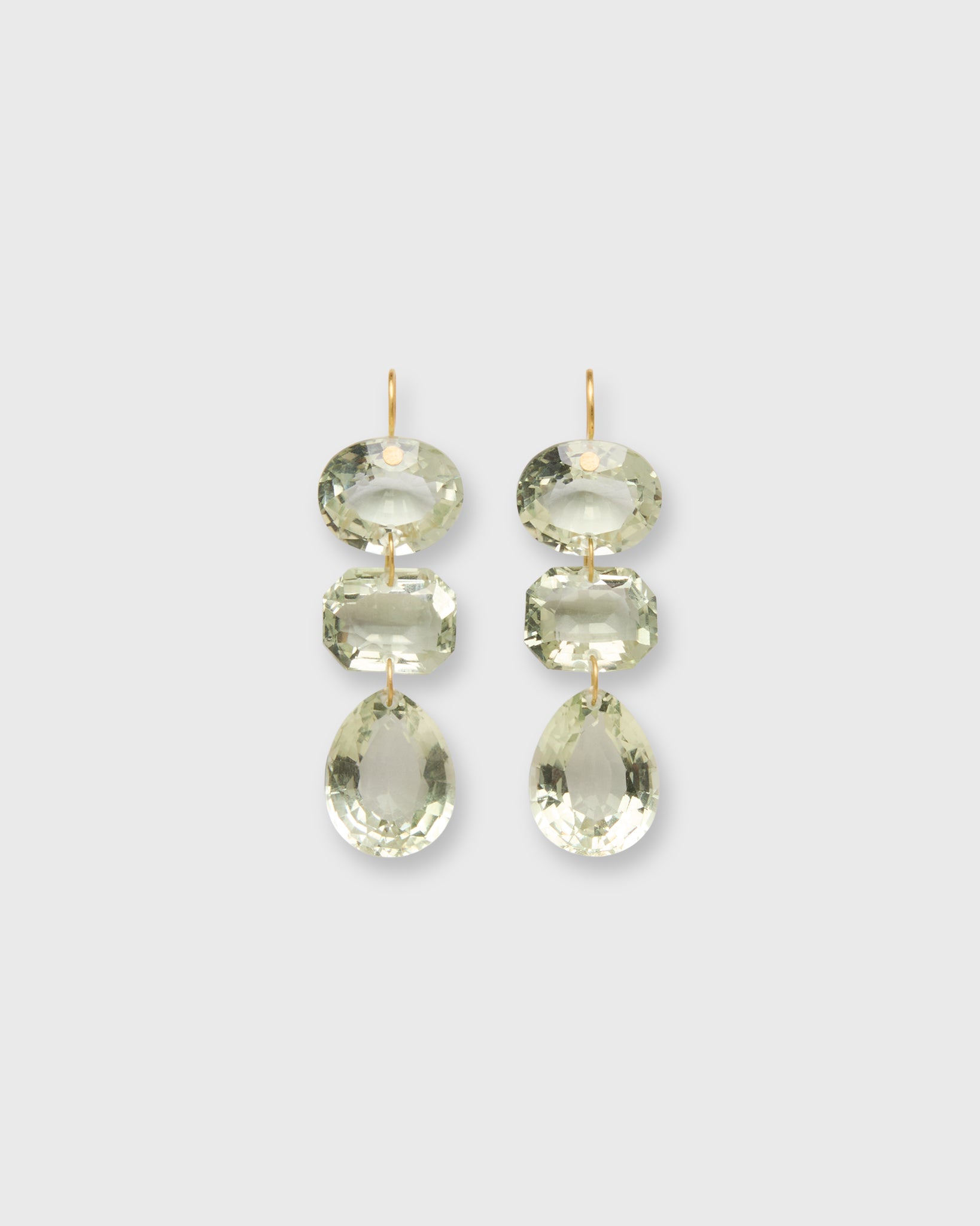 Favorite Earrings in Green Quartz