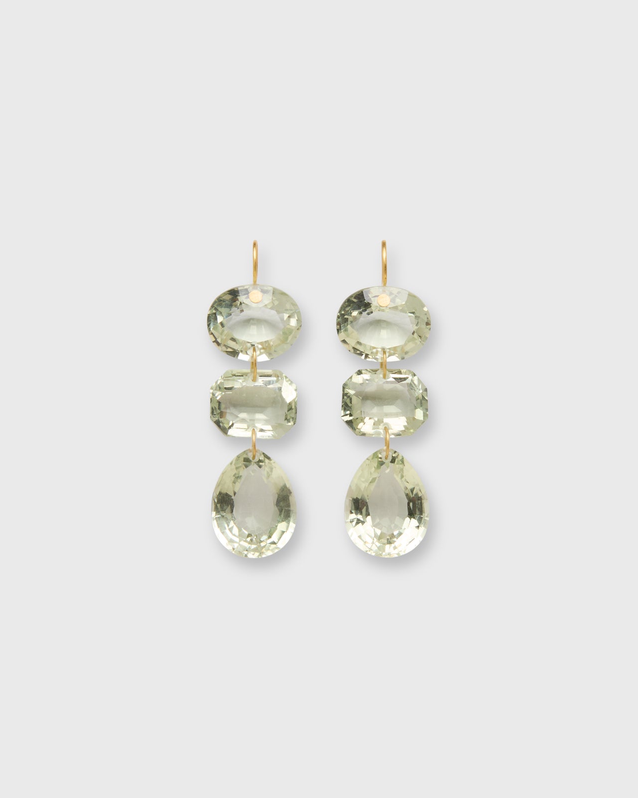 Favorite Earrings in Green Quartz