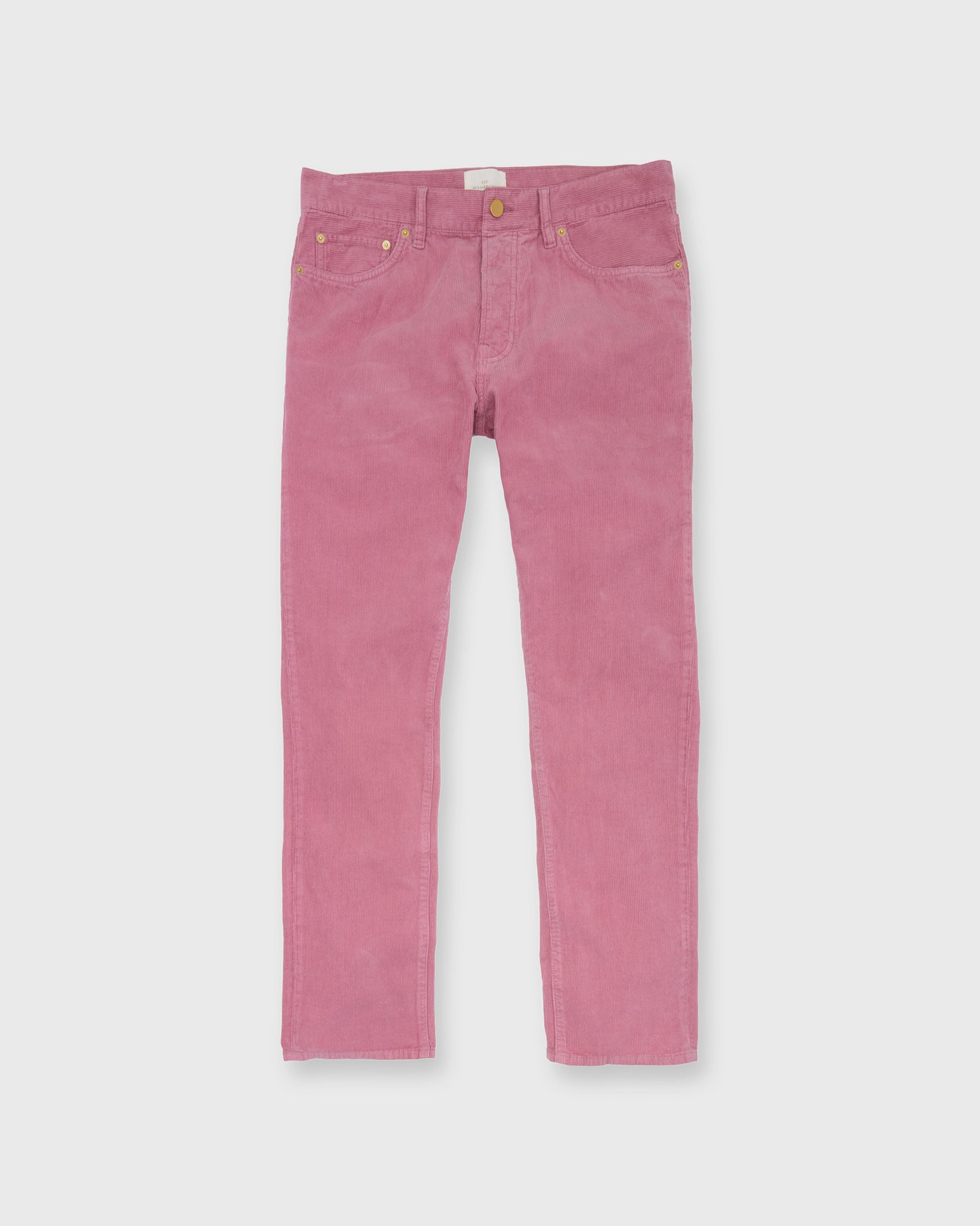 Slim Straight 5-Pocket Pant in Orchid Corduroy