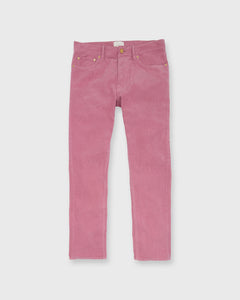 Slim Straight 5-Pocket Pant in Orchid Corduroy