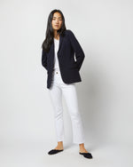 Load image into Gallery viewer, Parker Jacket in Navy Wool Pique
