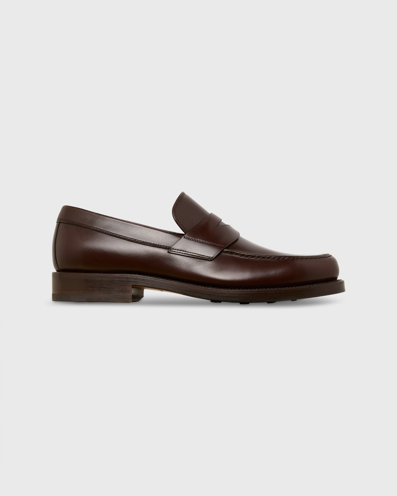 Italian Penny Loafer in Dark Brown Calfskin - 7 by Sid Mashburn Italian Penny Loafer in Dark Brown Calfskin - 7 by Sid Mashburn