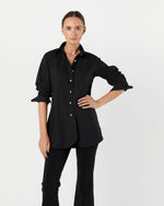 Load image into Gallery viewer, Boyfriend Shirt in Black Poplin
