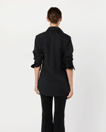 Load image into Gallery viewer, Boyfriend Shirt in Black Poplin
