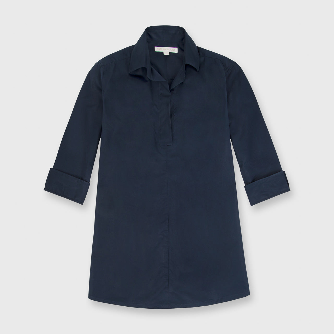Made-to-Order Fabric in Navy Poplin
