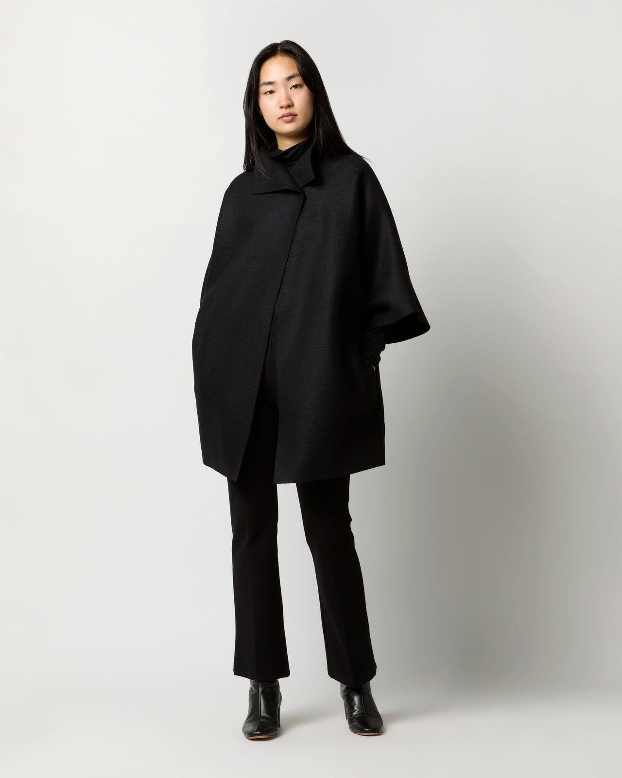 Kimono Coat in Black | Shop Ann Mashburn