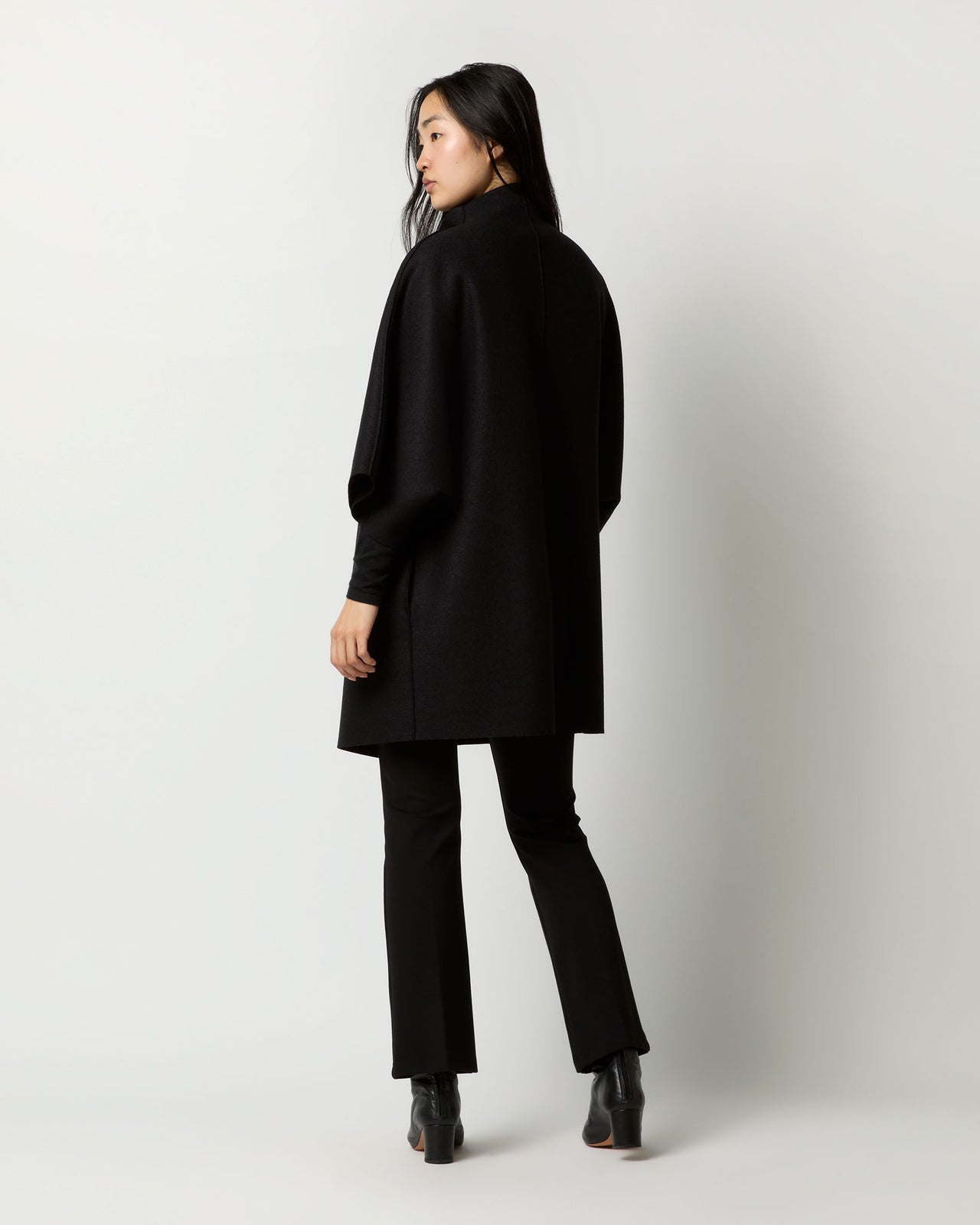 Kimono Coat in Black | Shop Ann Mashburn