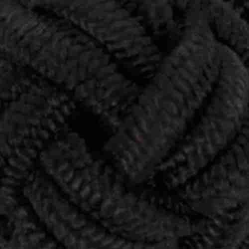 Small Silk Knot Cufflinks in Black