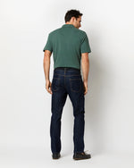 Load image into Gallery viewer, Short-Sleeved Polo in Dark Spruce Pima Pique
