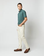 Load image into Gallery viewer, Short-Sleeved Polo in Dark Spruce Pima Pique
