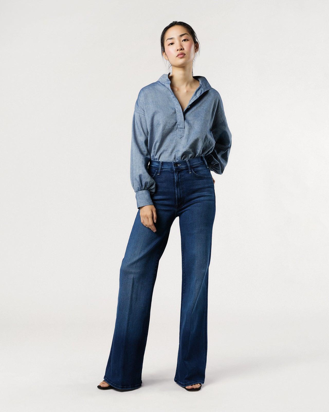 The Hustler Roller Sneak Jean in Homecoming High