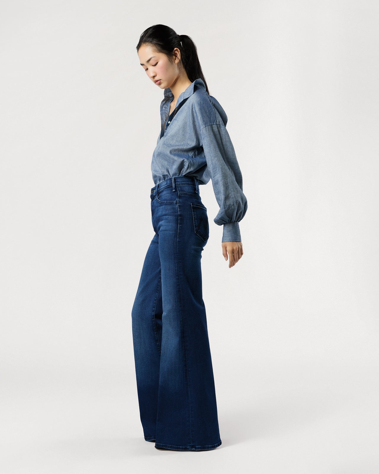 The Hustler Roller Sneak Jean in Homecoming High