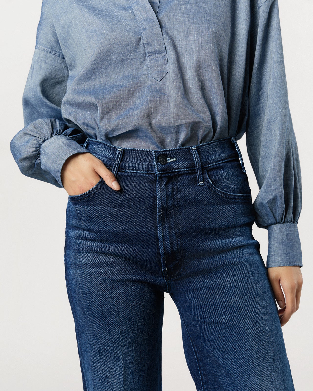 The Hustler Roller Sneak Jean in Homecoming High