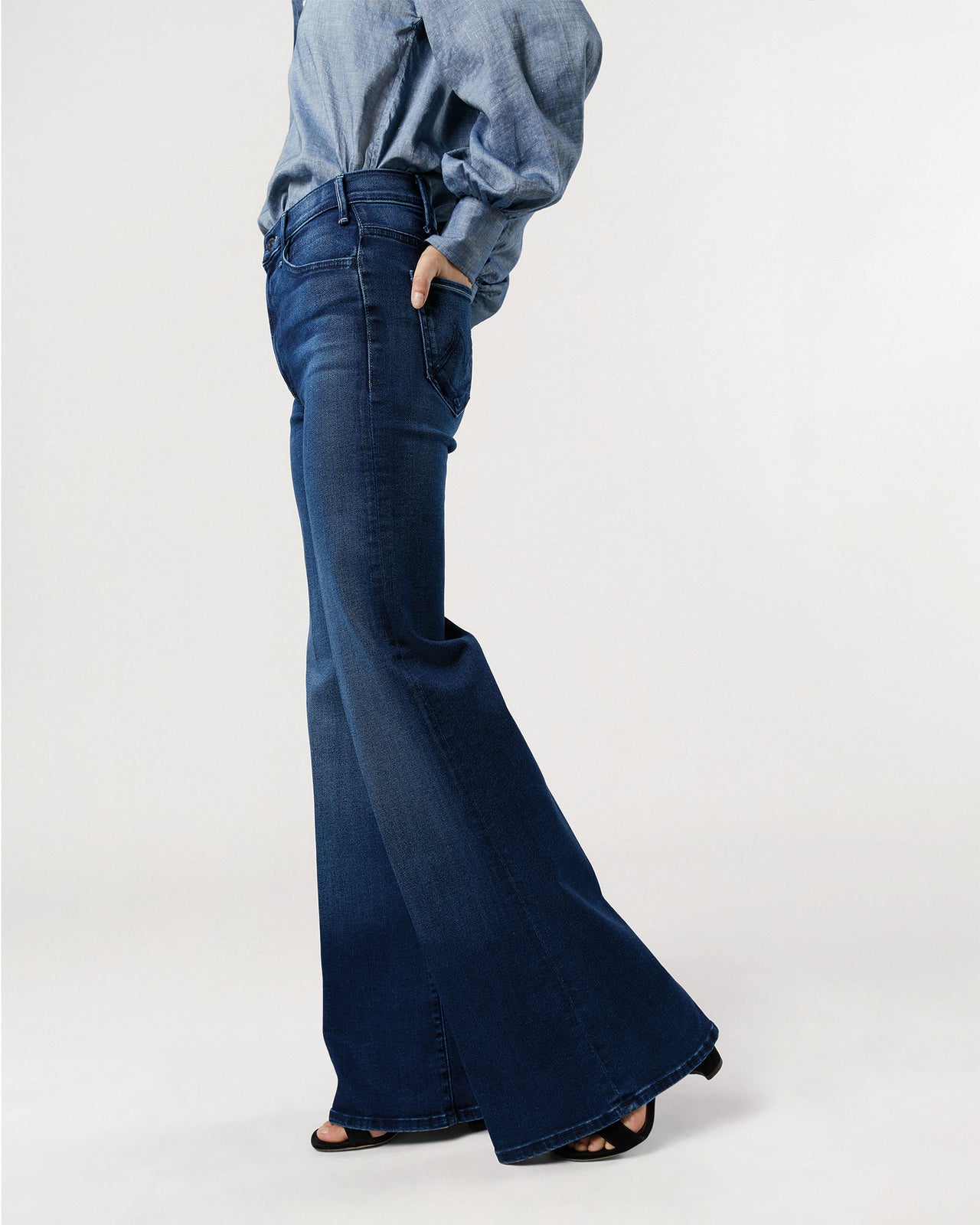 The Hustler Roller Sneak Jean in Homecoming High