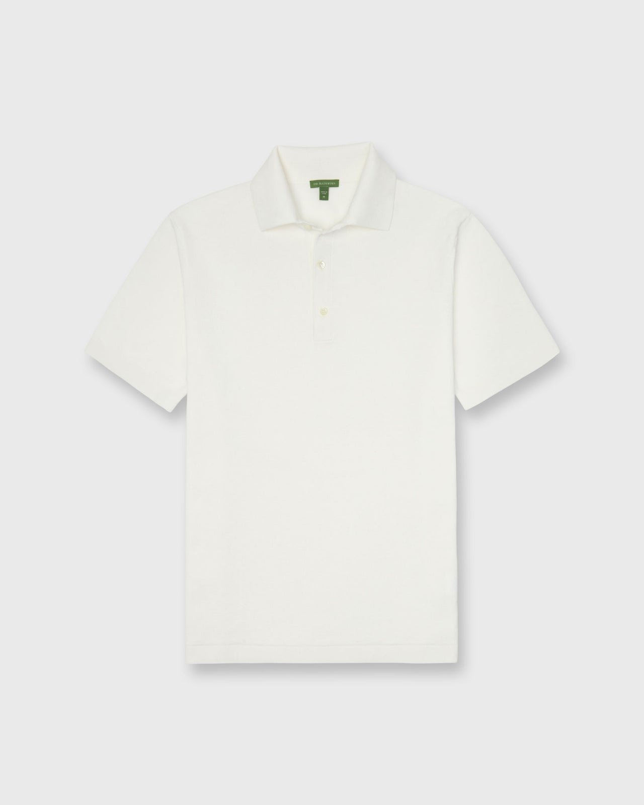 Rally Polo Sweater in Chalk Cotton