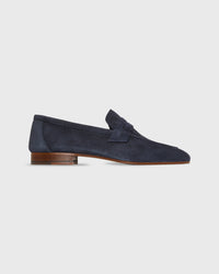 Mia Loafer in Navy Suede