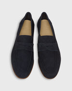 Load image into Gallery viewer, Mia Loafer in Navy Suede

