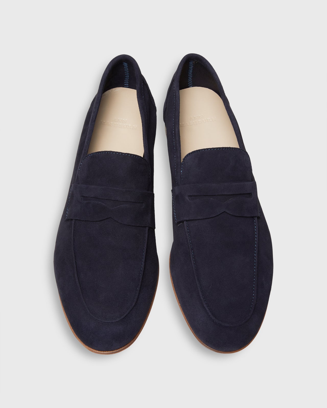 Mia Loafer in Navy Suede