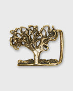 Load image into Gallery viewer, Tree of Life Belt Buckle in Brass
