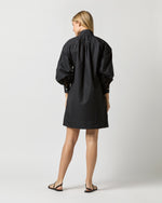 Load image into Gallery viewer, Anaya Popover Dress in Black Poplin
