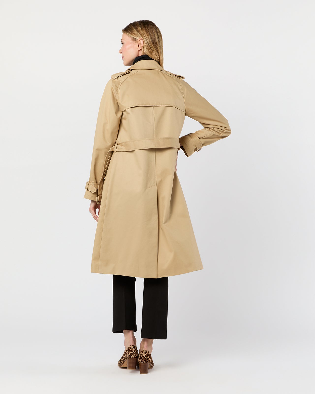 Greta Trench Coat in Beige