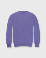 Load image into Gallery viewer, Classic Crewneck Sweater in Hyacinth Cashmere
