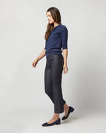 Load image into Gallery viewer, Natasha Polo Sweater in Navy Cashmere

