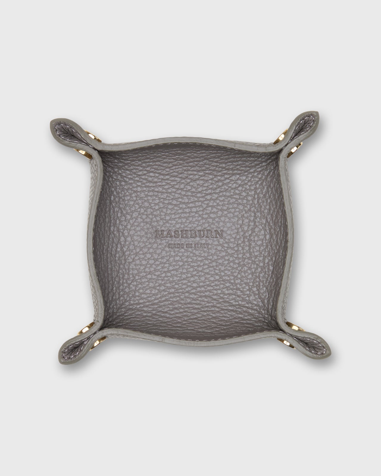 Soft Small Square Tray in Elephant Leather