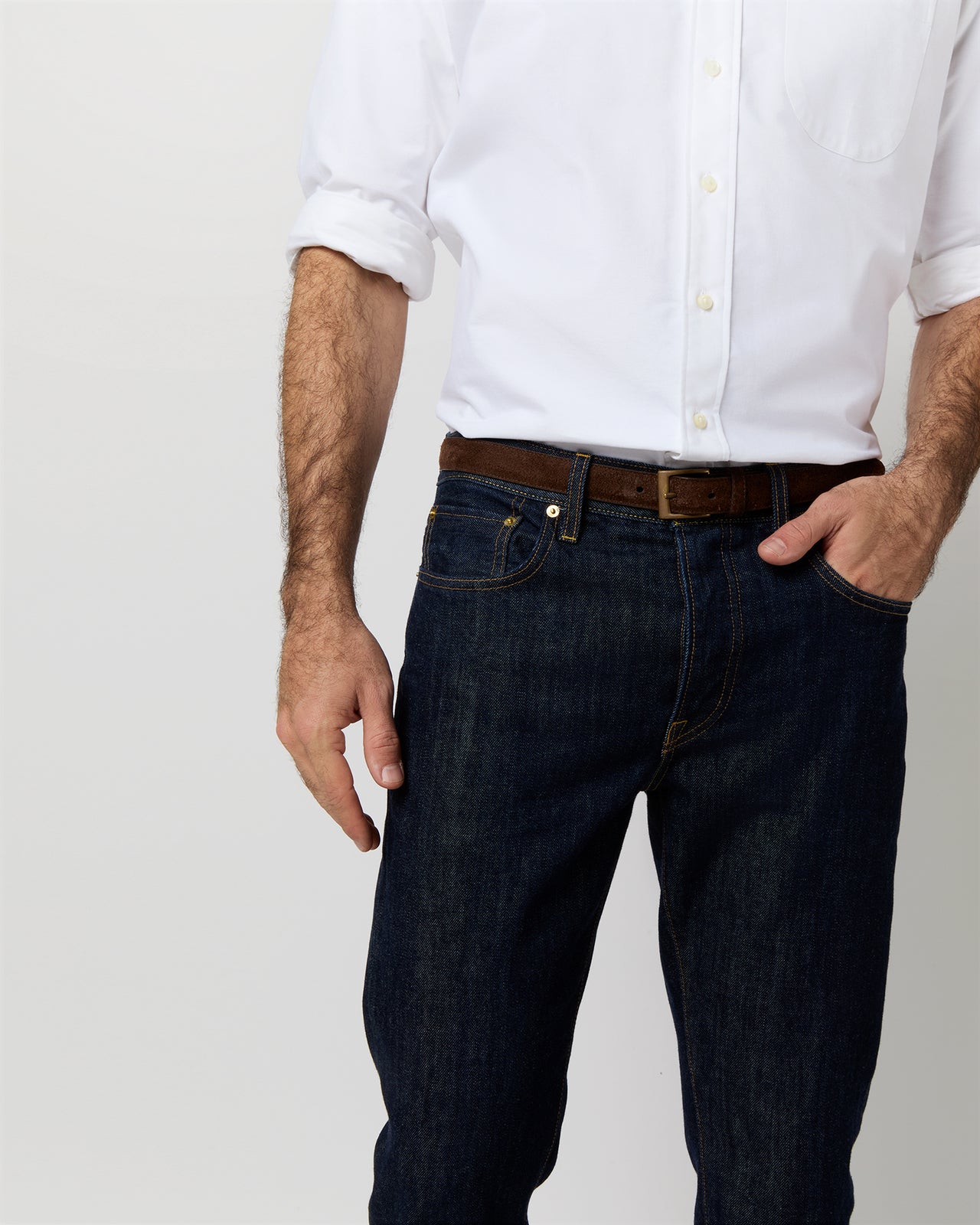 Slim Straight Jean in Non-Selvedge Rinse Denim | Shop Sid