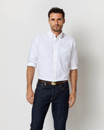 Load image into Gallery viewer, Button-Down Dress Shirt in White Oxford
